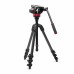 Manfrotto 055 Carbon Fibre Tripod with MVH502AH Video Head MVK502055CXPROV